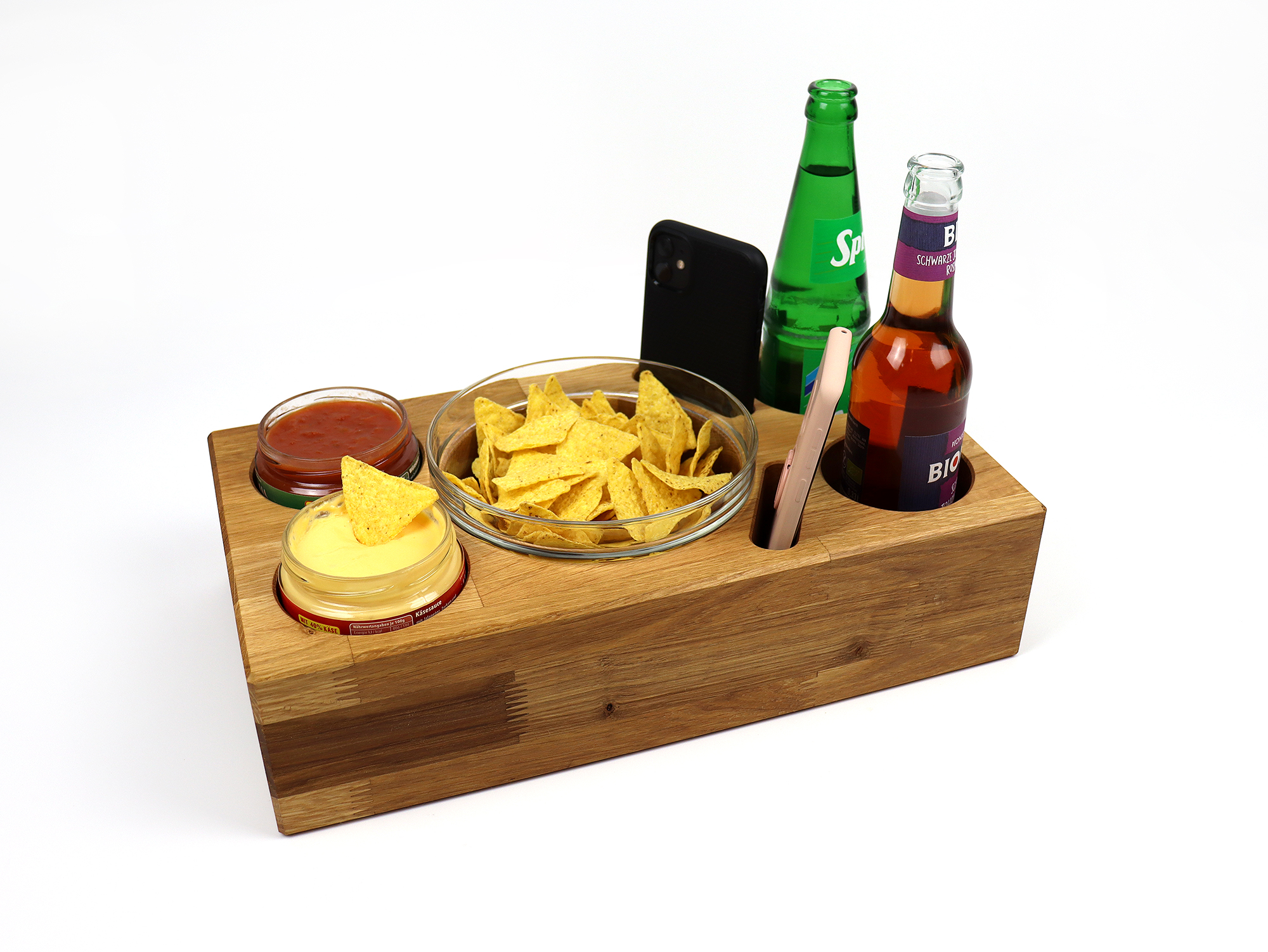 Der Snack-, Couch-, oder Sofa-Butler aus Holz!